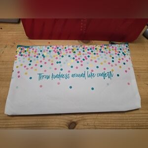 🎉 Thrive Causemetics Zip Pouch | “Throw Kindness Around Like Confetti”